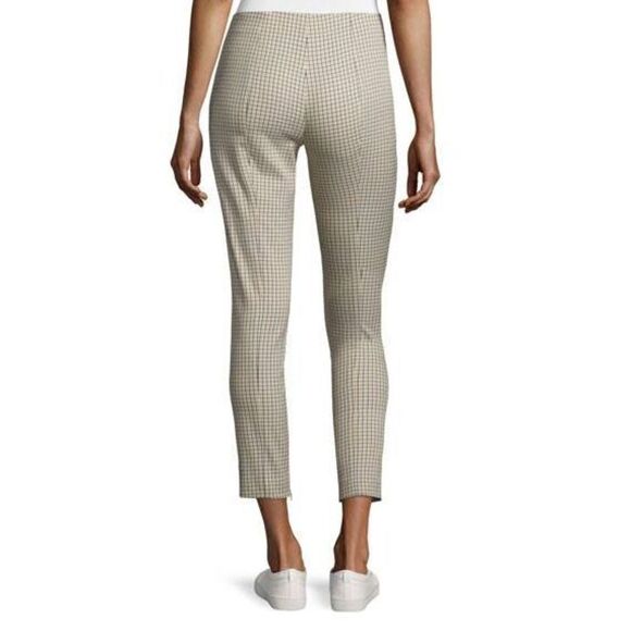 Theory Alettah Ainsley Check cropped pants size 0 - Picture 6 of 6